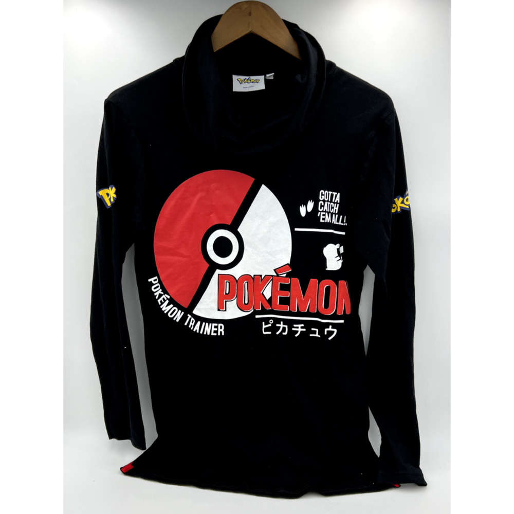 Pokemon Nintendo Youth Size 13/14 "Gotta Catch 'Em All" Long Sleeve T-Shirt